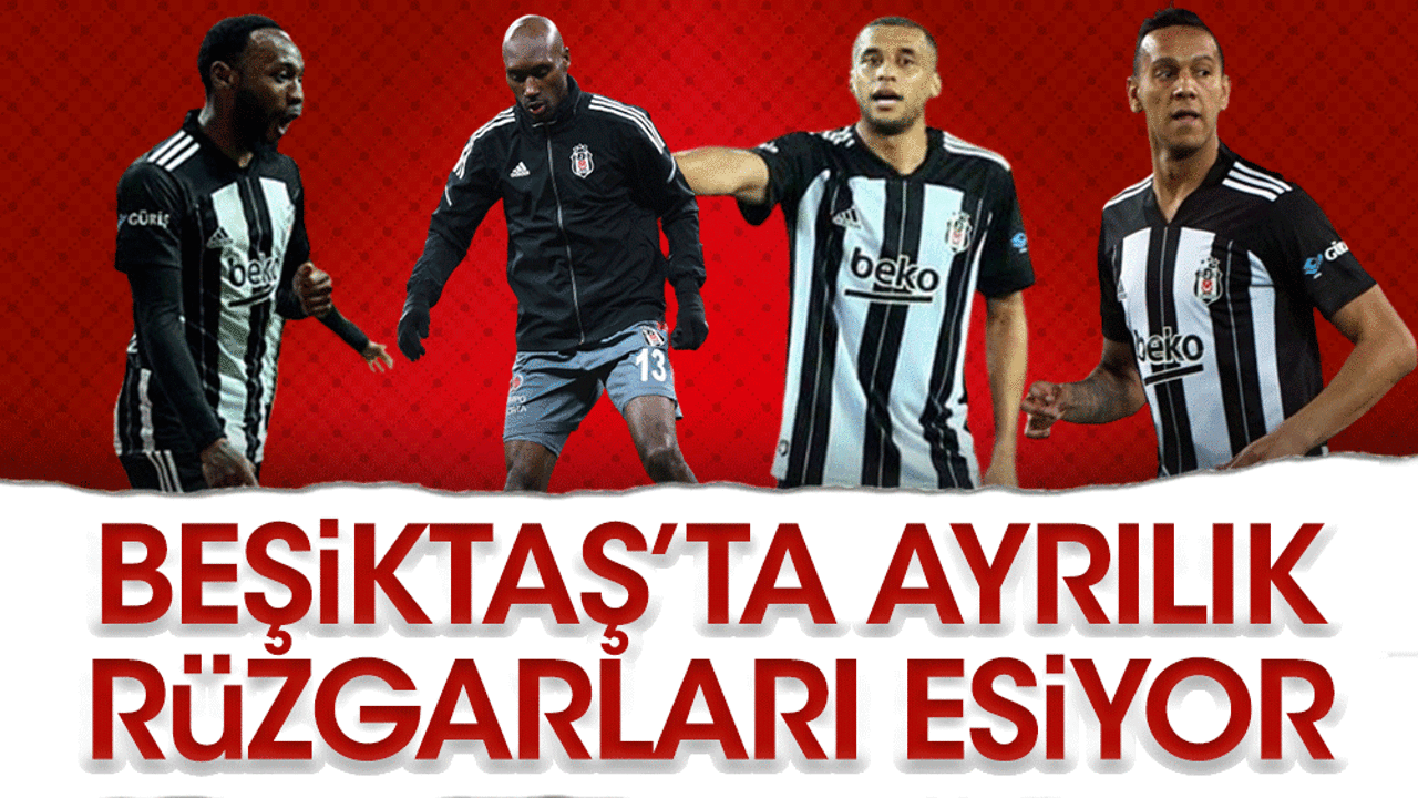 Beşiktaş'ta yaprak dökümü sürüyor. Josef'ten sonra onlar da ayrılmaya yakın