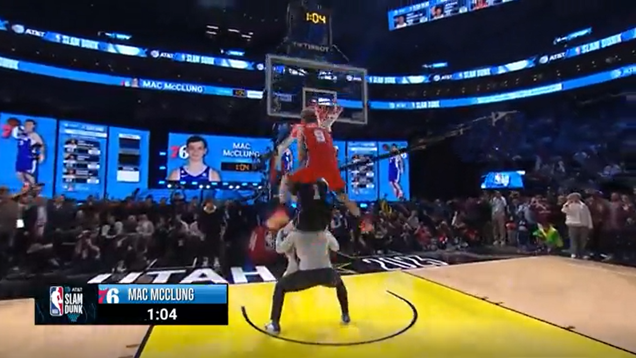 Nba All-Star'da smaç yarışmasının şampiyonu belli oldu. McClung ağızları açık bıraktı