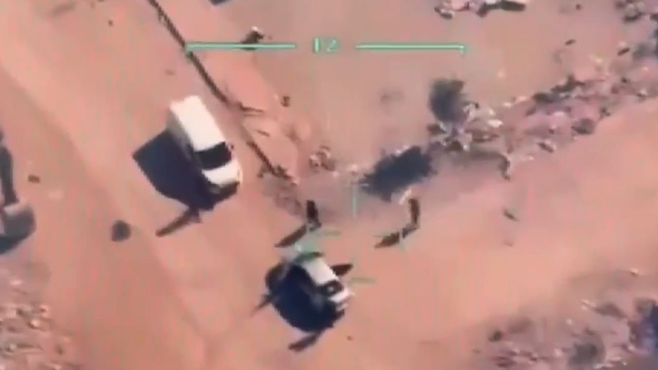 Yağmacılar İHA ile böyle görüntülendi