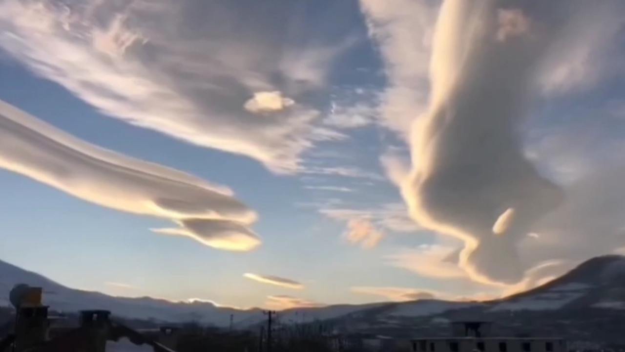 Van semalarında mercek bulutu görüldü (21 Şubat 2023)