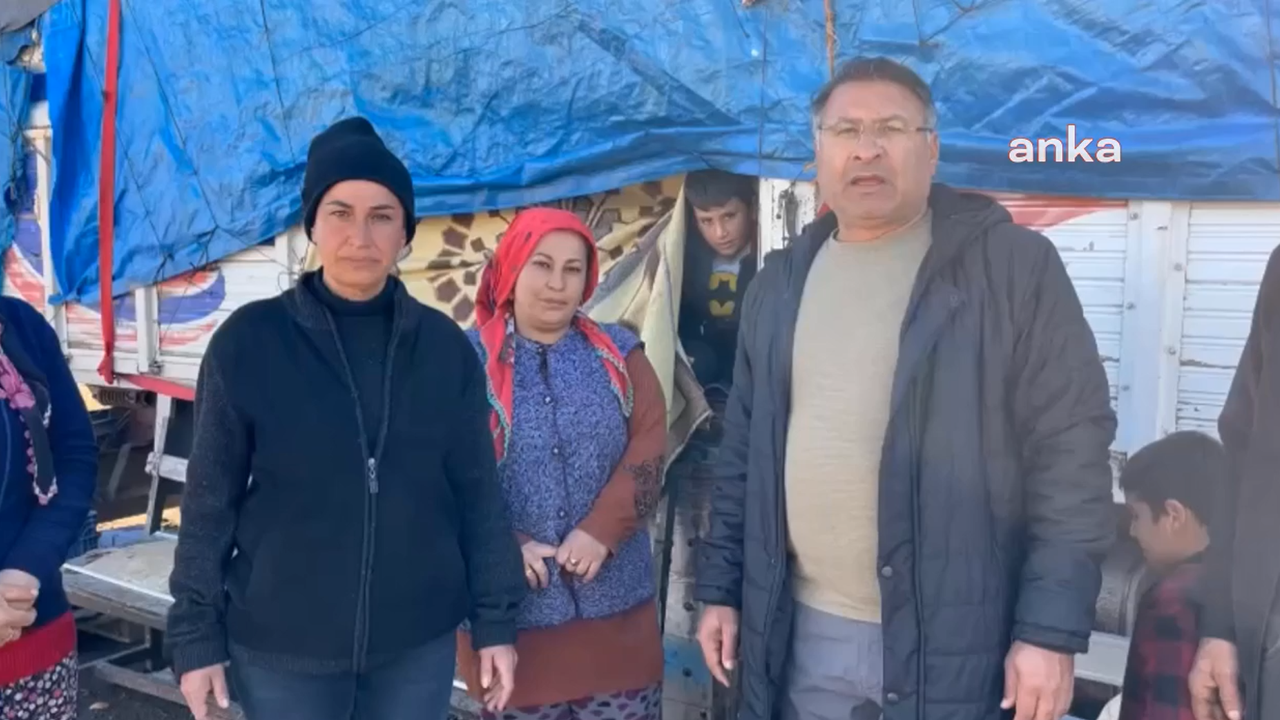 Kamyonet kasasında 4 aileyle birlikte yaşayan Adıyamanlı depremzede: Çadır gelmedi, odunu burada vermediler biz Gölbaşı’ndan kendimiz aldık