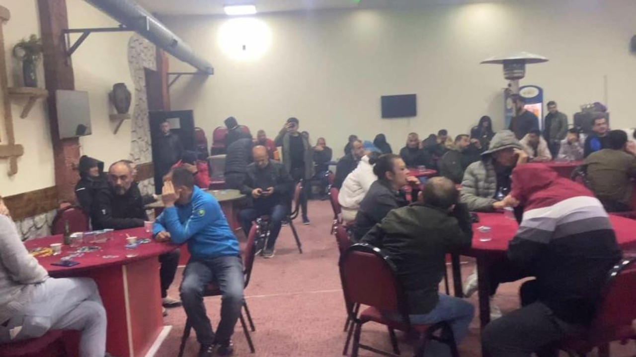 Kumarhaneye baskın. Tombalayı jandarma yaptı