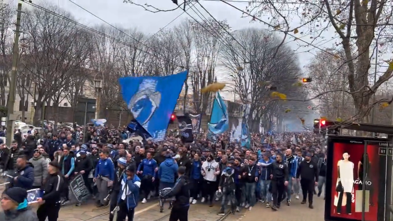 Porto taraftarı Milano'yu bastı