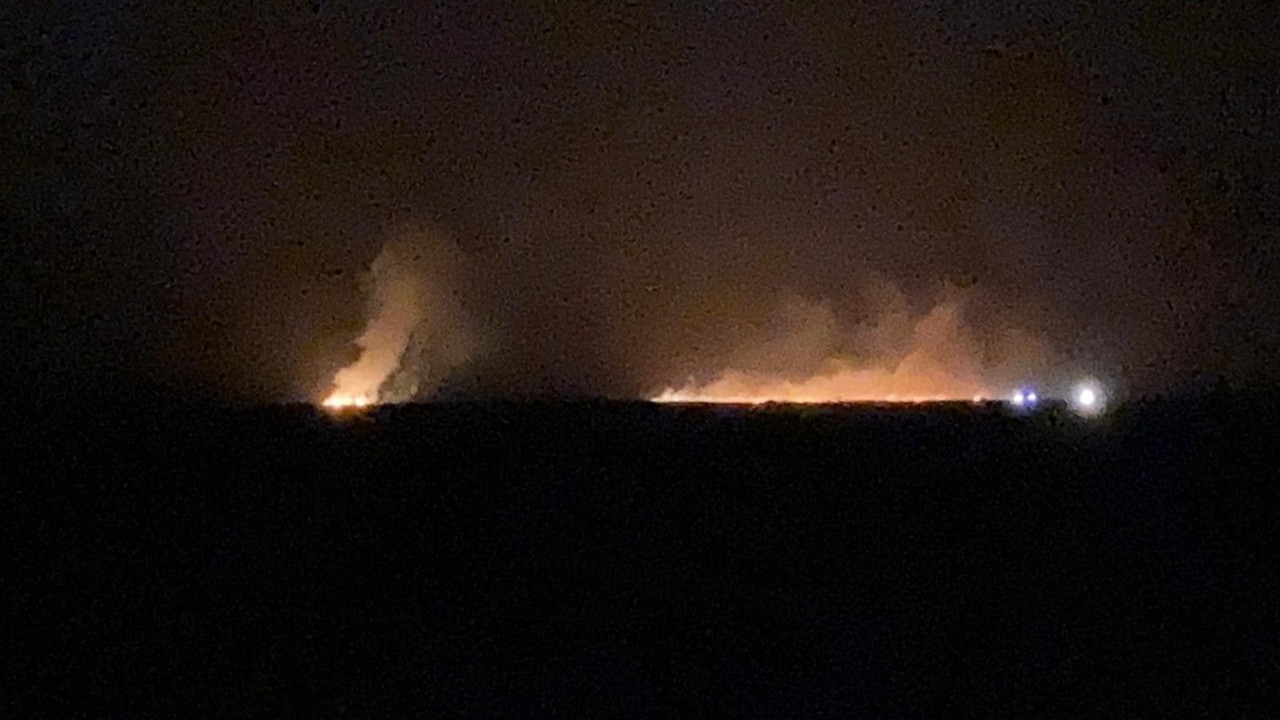 Gala Gölü Milli Parkı alevler içinde