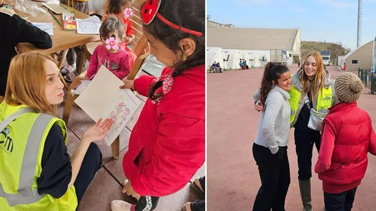 Nilperi Şahinkaya'dan anlamlı hareket. Depremzede çocuklarla bir gün