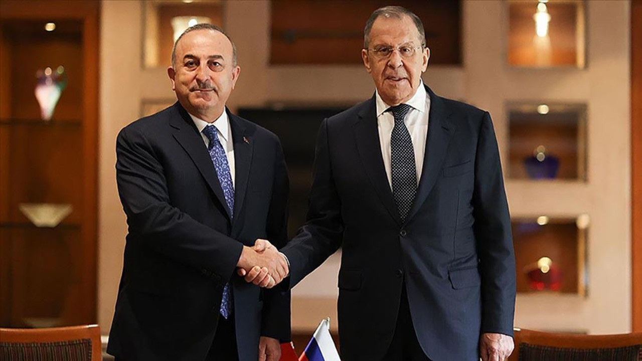 Çavuşoğlu, Rus mevkidaşı Lavrov ile bir araya geldi