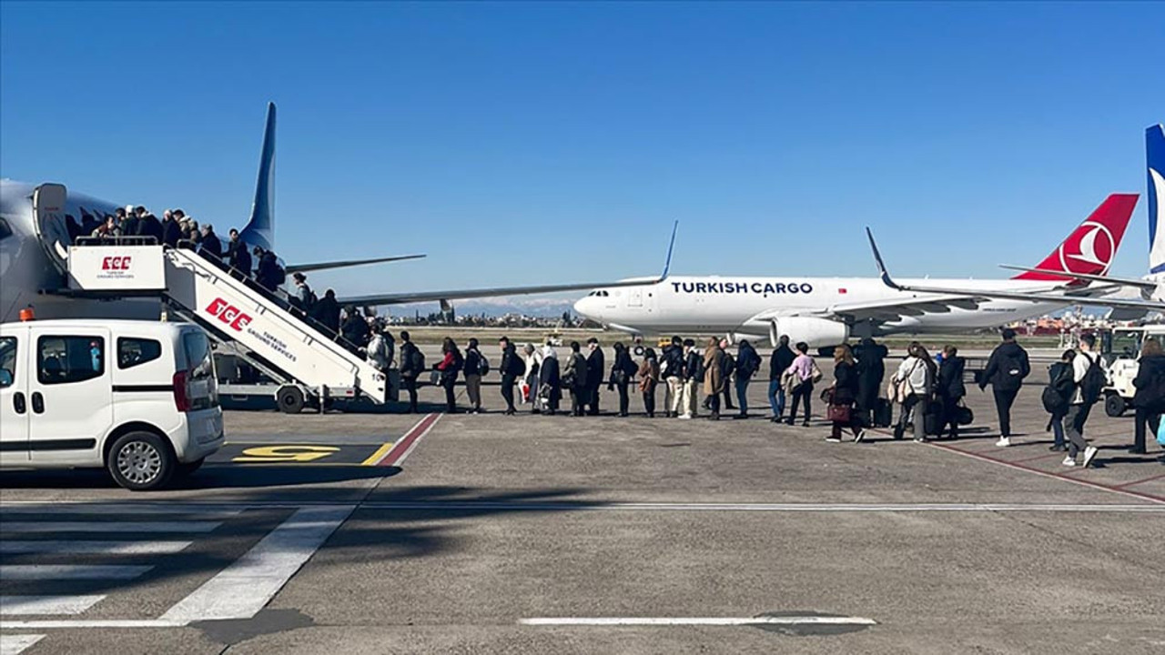 Deprem bölgesinden ücretsiz tahliye uçuşları sona erdi