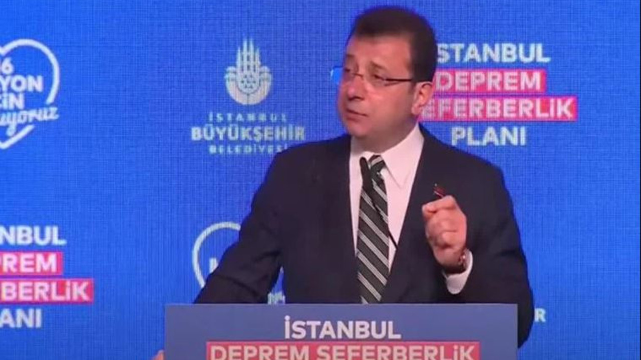 İmamoğlu deprem seferberlik planını açıkladı: Her şeyi sıfırdan başlatıyoruz; düzeni değiştirmek zorundayız