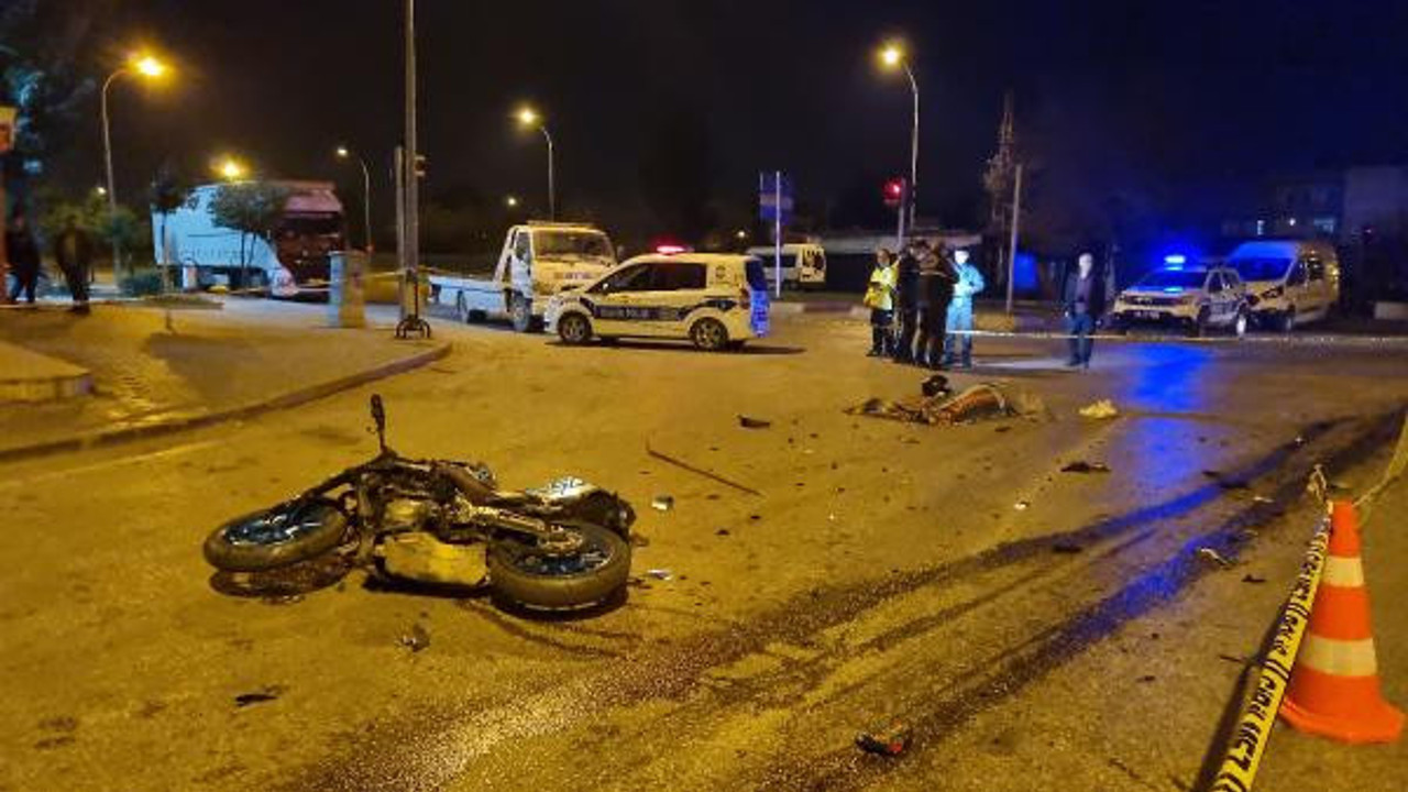 Çekici ile motosiklet çarpıştı: 1 ölü