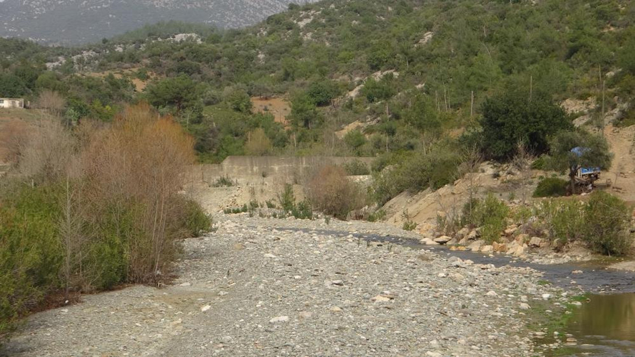 Çalyan derenin sesi kesildi