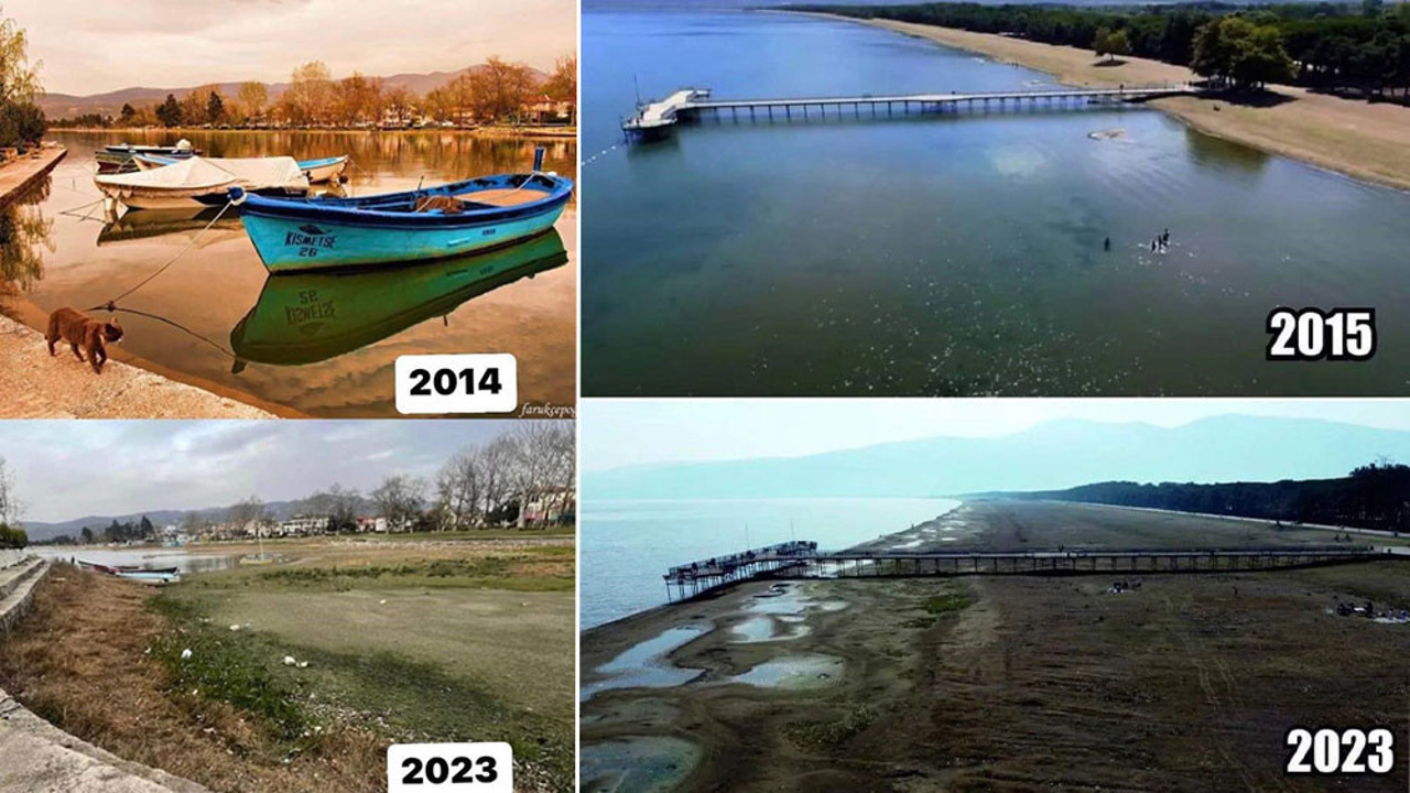 İznik gölünde korkutan çekilme. Fırsat bilip imara açılmasa bari