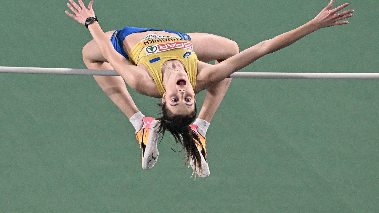 Altın madalyaya işte böyle uçtu. Ukraynalı atlet nefes kesti