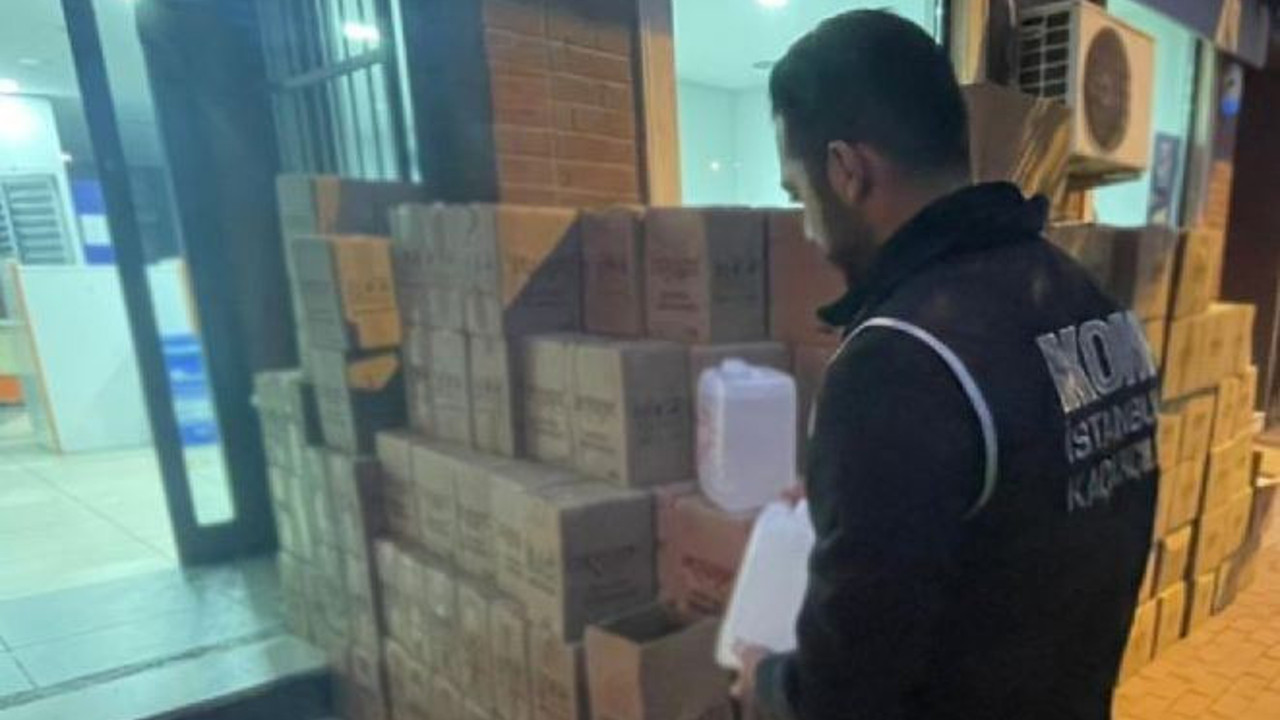 Dezenfektan oyununu polis bozdu