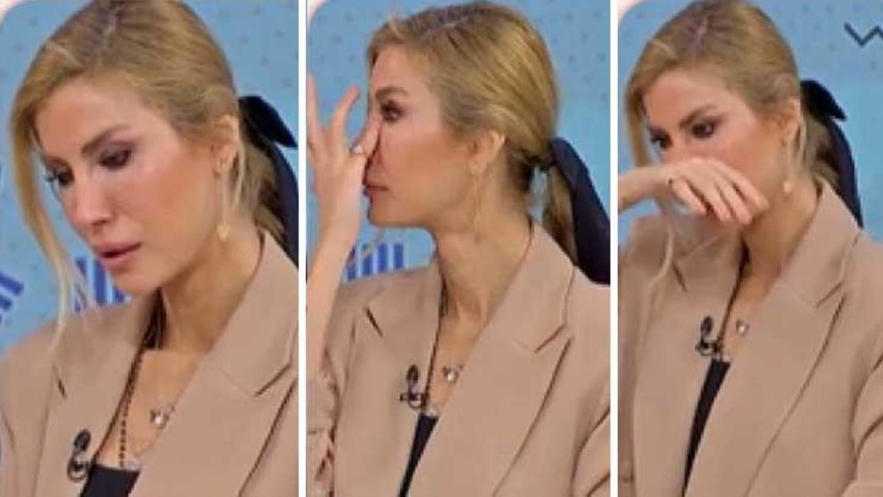 Çağla Şıkel canlı yayında gözyaşlarını tutamadı