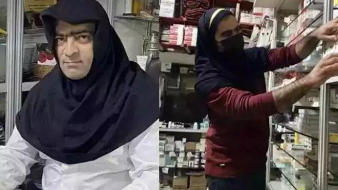 Erkek eczacılardan 'başörtüsü' protestosu. Başörtüsü takıp kadınlara destek oldular