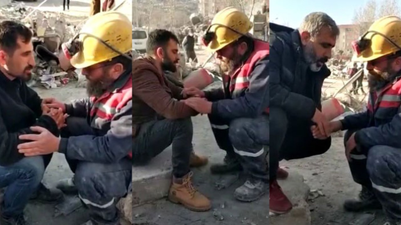 Menzil Cemaati'nden enkazda tövbe seansı. Görüntüler ortaya çıktı