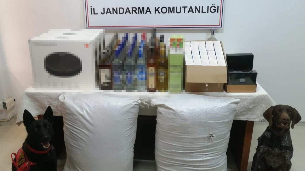 Edirne'de kaçakçılık yapan şahıslara operasyon (09 Mart 2023)