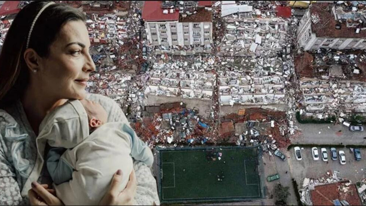 Burcu Kara enkazdan çıkarılan bebeğe süt anne oldu