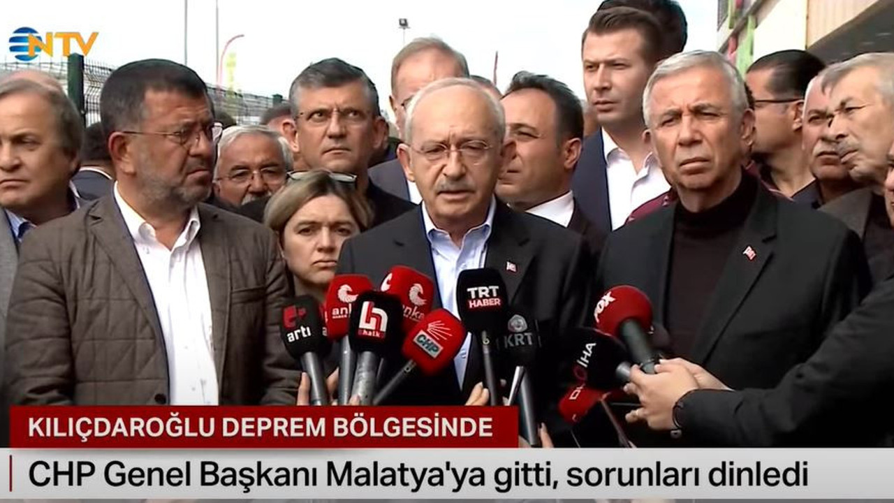 Kılıçdaroğlu'ndan deprem bölgesine vergi sözü. Yavaş ile Malatya'da açıkladı