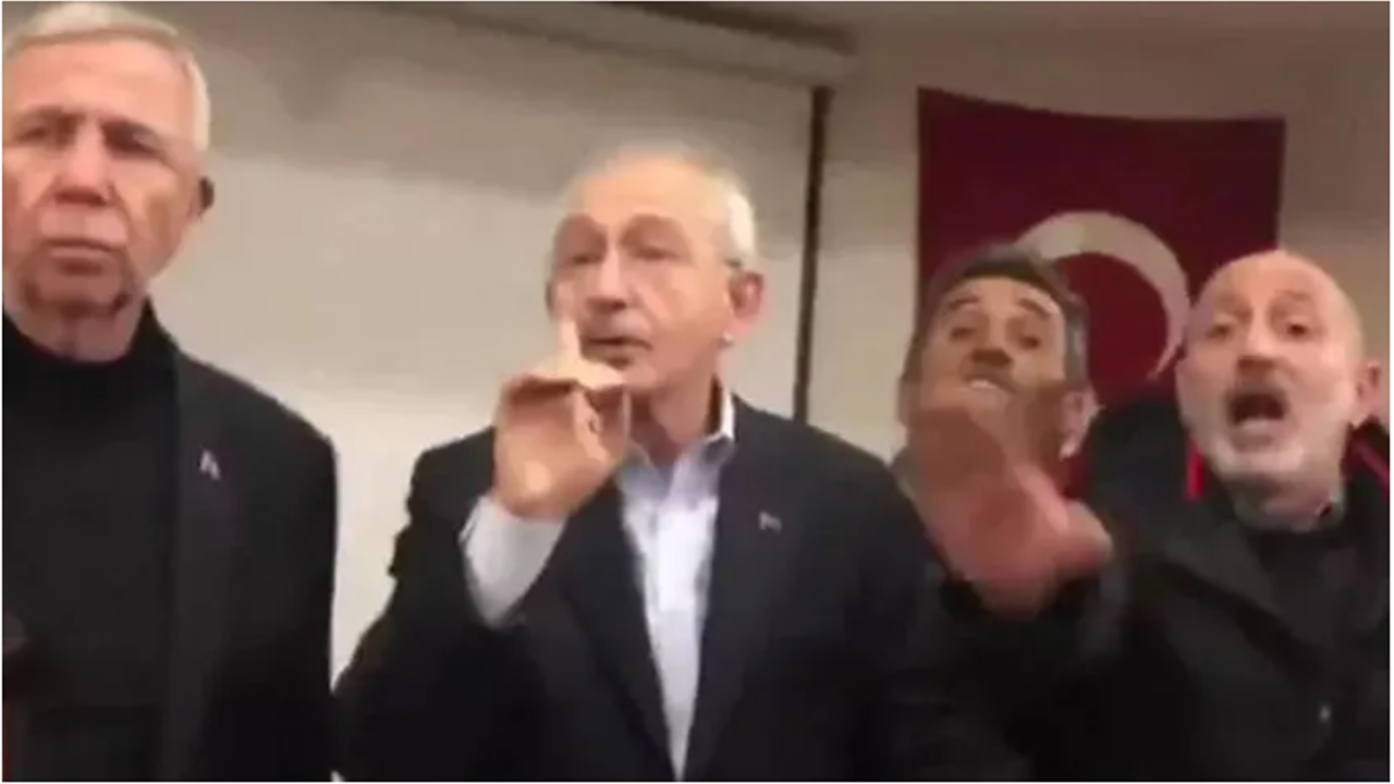 Kılıçdaroğlu deprem bölgesinde kendi lehine atılan sloganı eliyle susturdu
