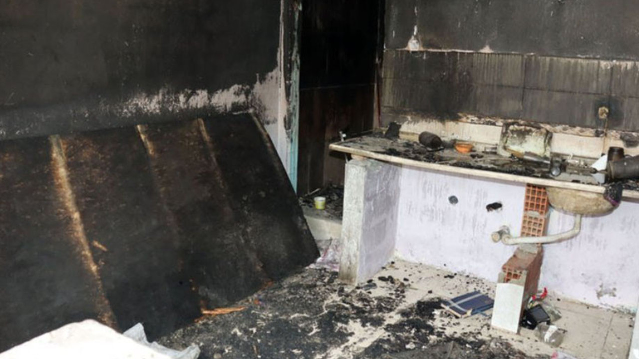 Eşiyle tartışıp evi yakan kadın hakkında mahkeme kararını verdi