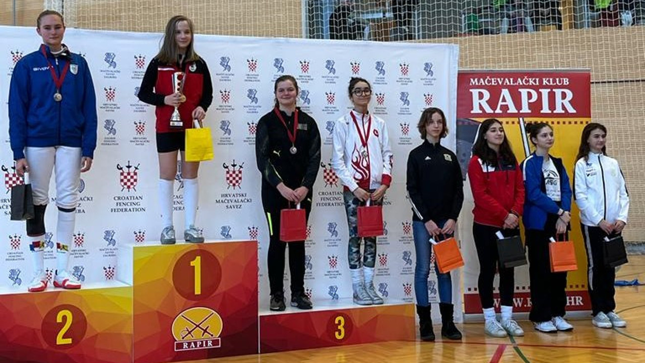 Elif Ada Yıldız Hırvatistan'da bronz kazandı