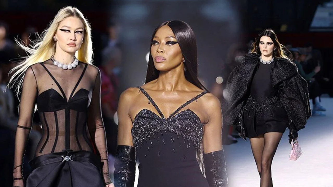 52 yaşındaki Top Model Naomi Campbell podyuma damga vurdu. Genç meslektaşları eline su dökemedi