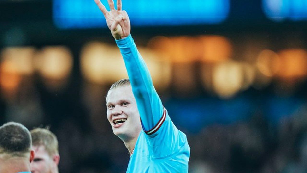 Erling Haaland gol yağdırdı Manchester City fark attı