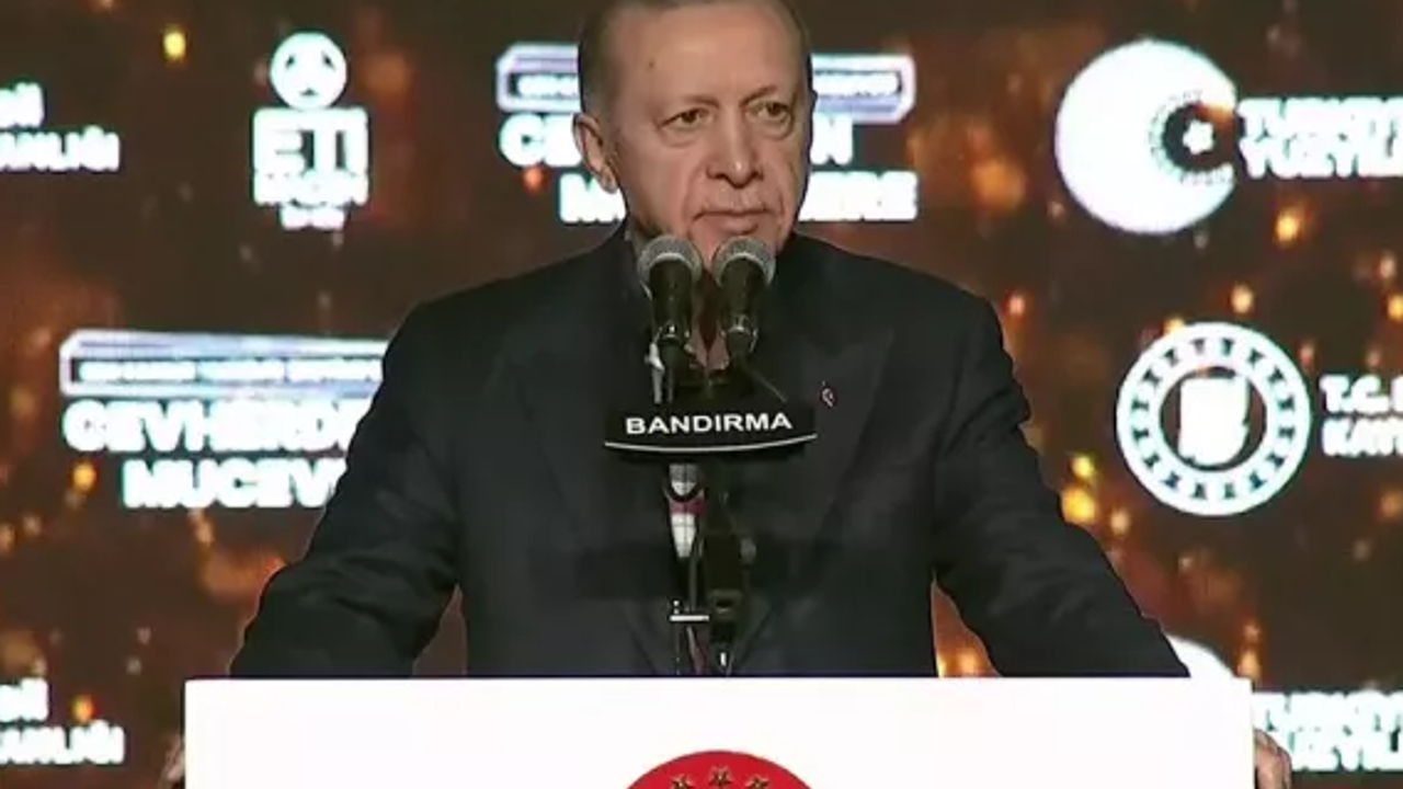 Cumhurbaşkanı Erdoğan açılış ilk bor karbür üretim tesisinin açılışında konuştu (19 Mart 2023)