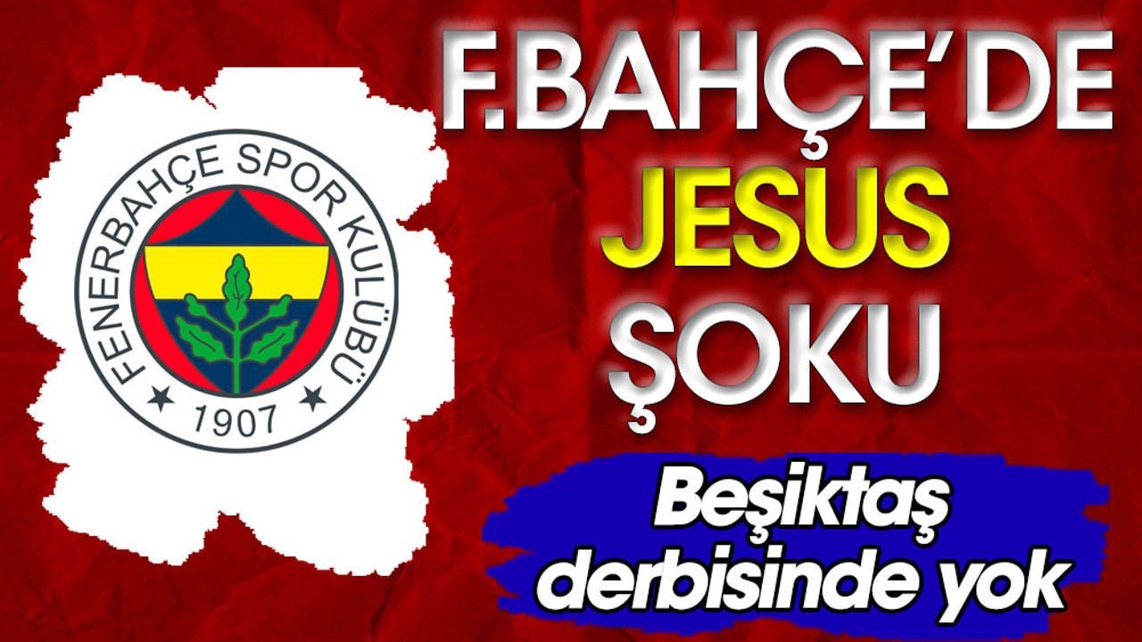 Jorge Jesus şoku. Beşiktaş derbisinde yok