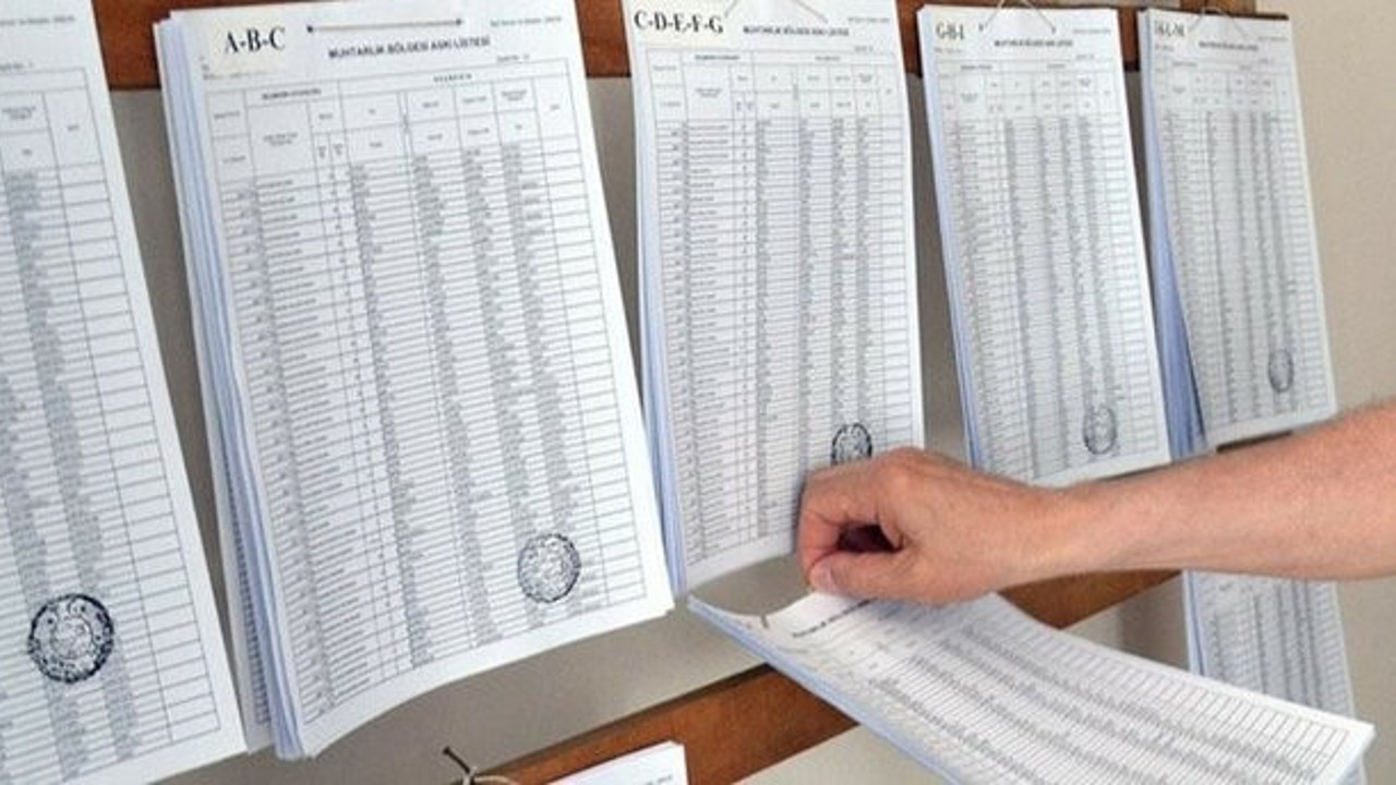 Seçmen listeleri bugün askıya çıkarılacak