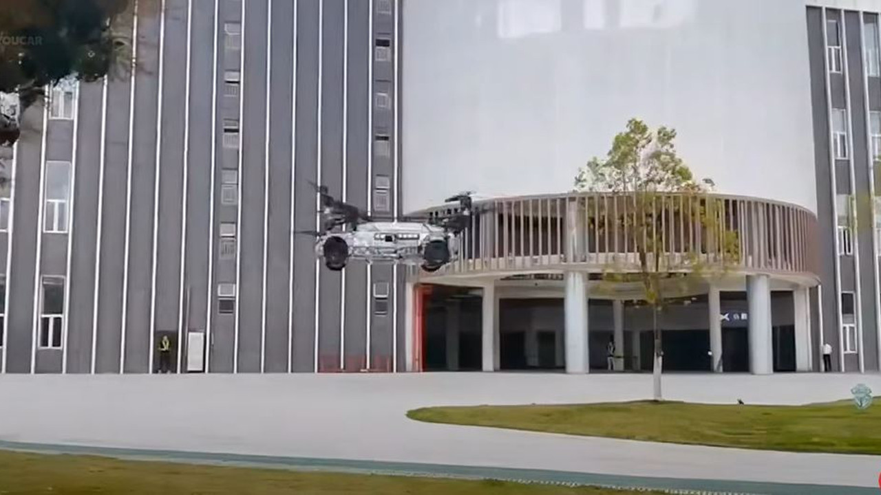 İşte uçan otomobil. İlk görüntüler sızdı