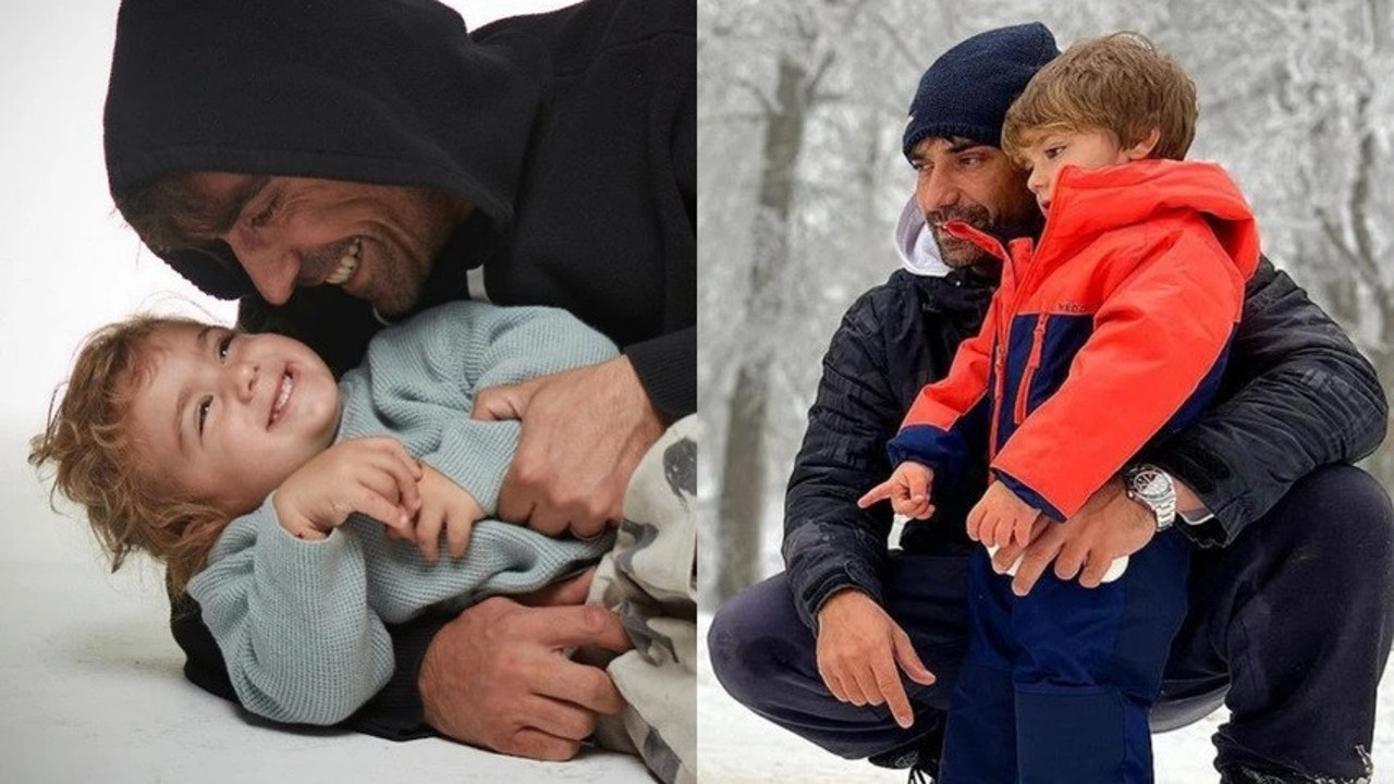 İbrahim Çelikkol oğlu Ali ile spor yaptığı anları paylaştı. "Babasının oğlu"