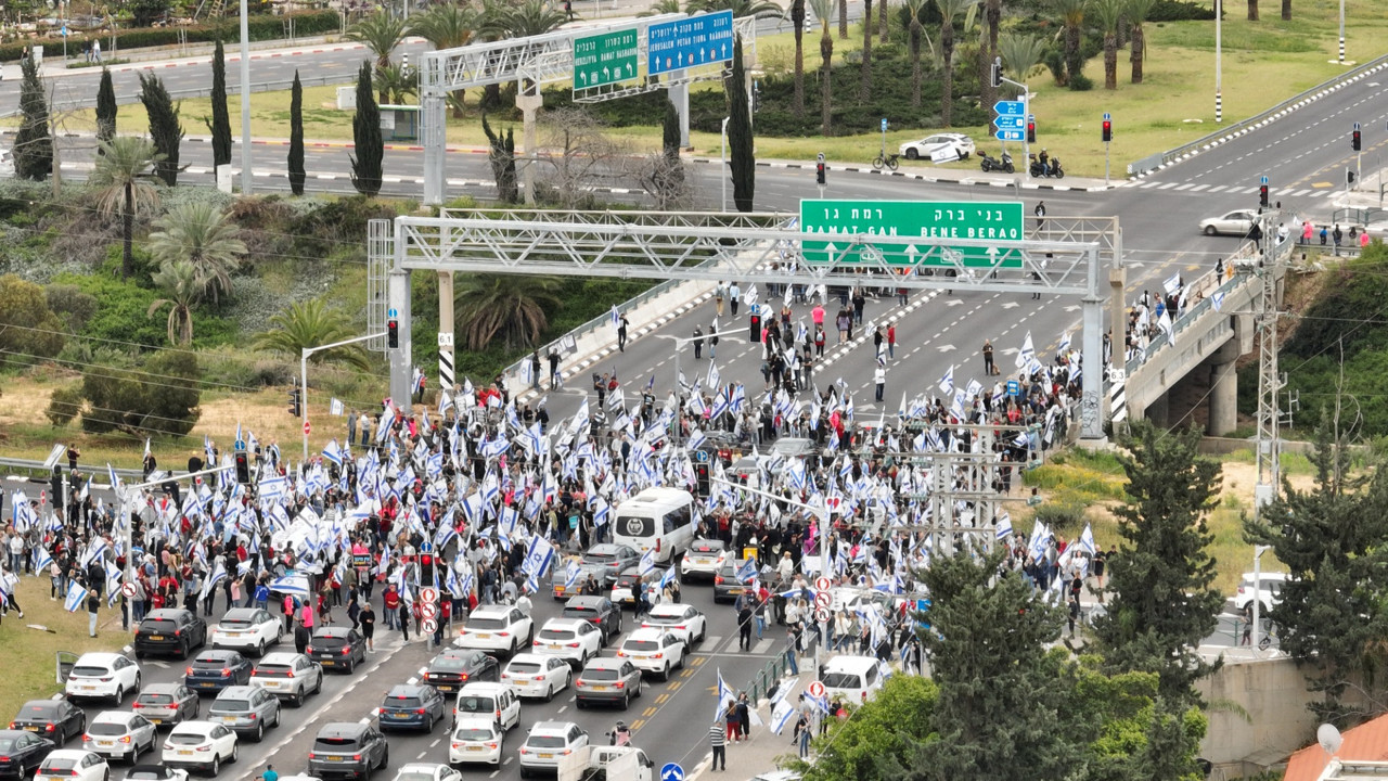 İsrail'de Netanyahu hükümetine karşı eylem