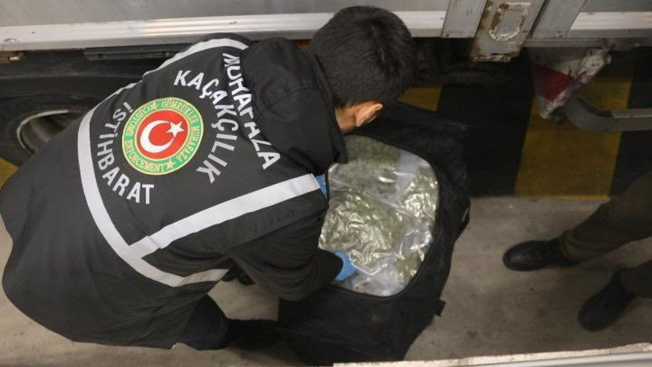 Edirne'de 576 kilo uyuşturucu ele geçirildi (25 Mart 2023)