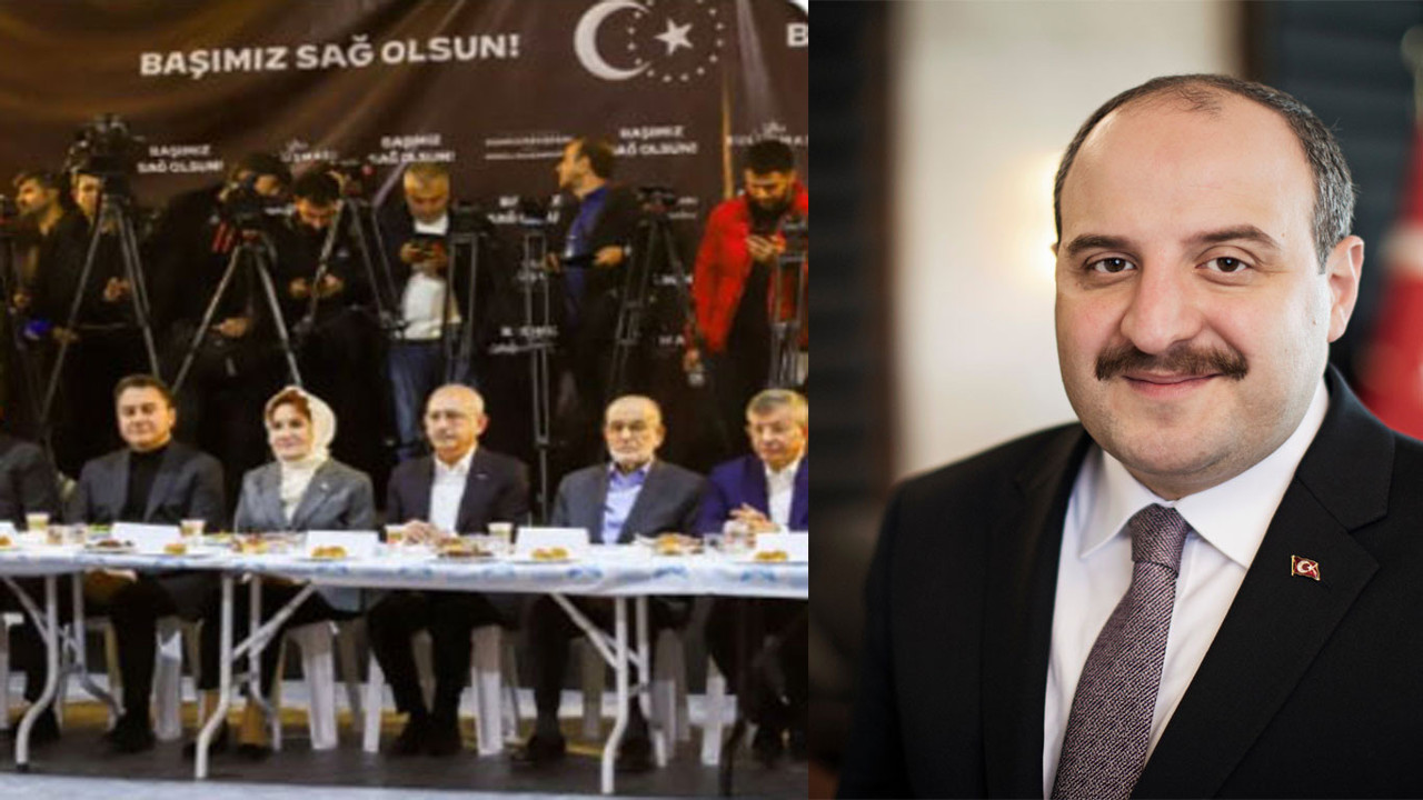 Mustafa Varank'a çok sayıda tepki var. Millet İttifakı'nın iftar sofrasını hedef aldı