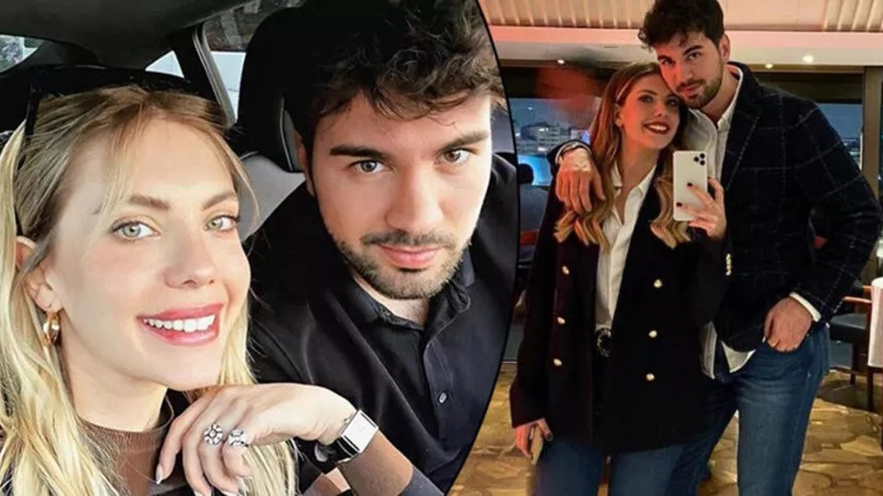 Eda Ece ile Buğrahan Tuncer evliliğe ilk adımı attı. Tektaşlı paylaşım