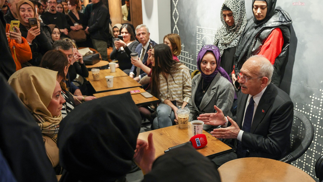 Kılıçdaroğlu’ndan İmamoğlu ve Yavaş ile birlikte Konya'da gençlerle kahve sohbeti: Kadın erkek eşitliğini mutlaka sağlayacağız