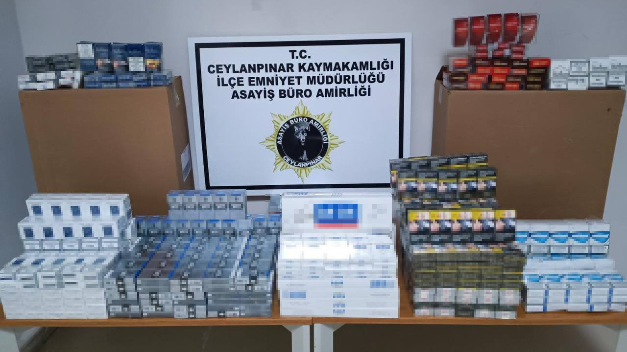 Şanlıurfa’da 823 paket kaçak sigara ele geçirildi