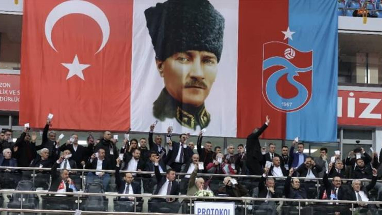 Trabzonspor'da kasket kavgası. Kongrede gergin anlar