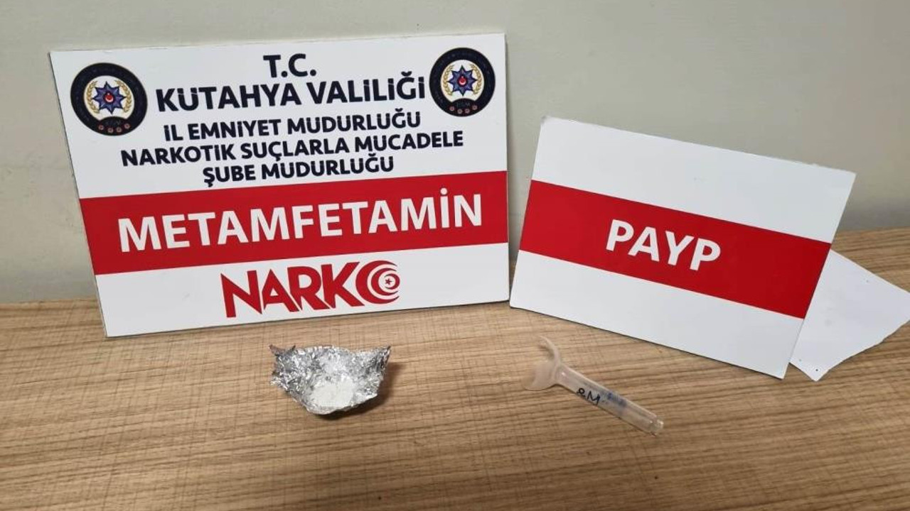 Kütahya'da uyuşturucu operasyonu. Şüphelenmişlerdi