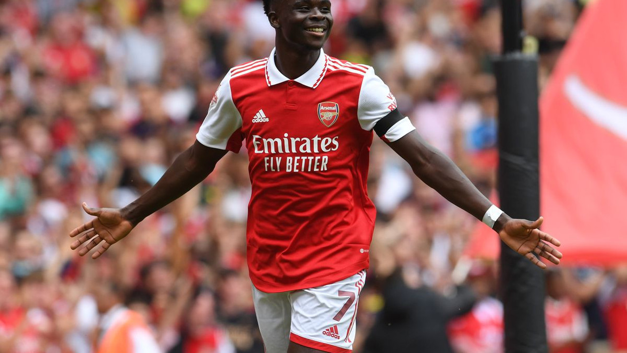 Bukayo Saka kariyerinde bir ilki başardı