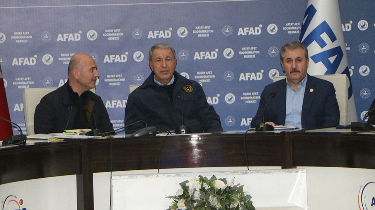 İçişleri Bakanı Soylu ve Milli Savunma Bakanı Akar, Hatay'da