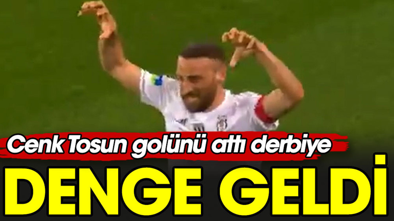 Cenk Tosun attı maça denge geldi