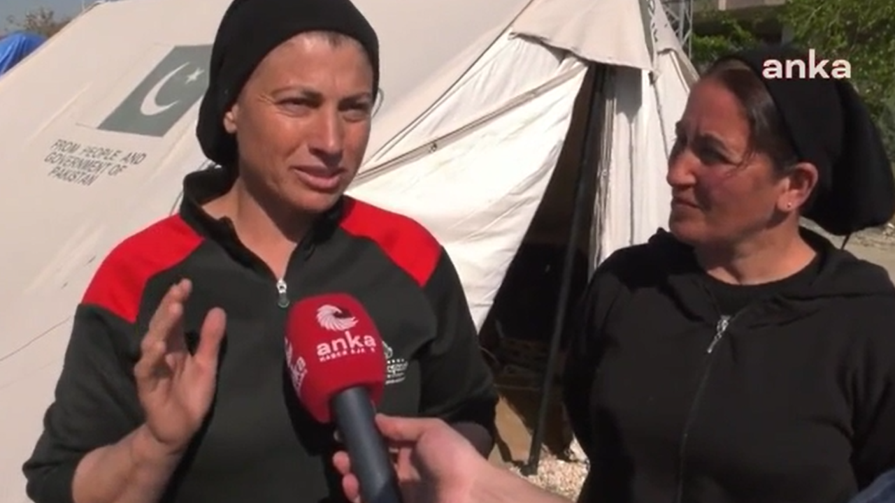 Depremzede kadından seçim tepkisi: Ben hiçbir yetkiliyi burada görmedim. Depremde 6 yakınını kaybetti