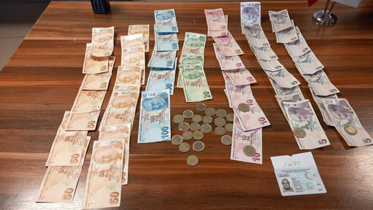 Dilenci 3 saatte bin 385 lira toplamış