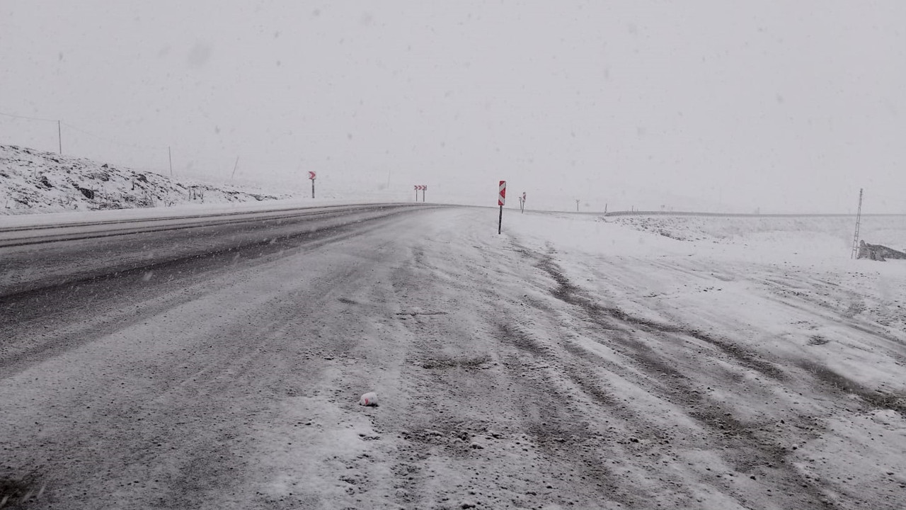 Ardahan'da kar yağışı etkili oluyor