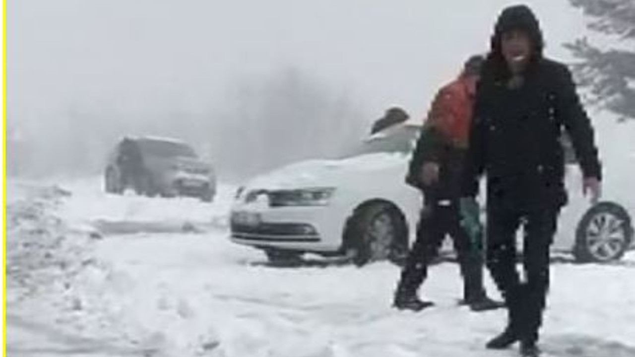 Nisan karı yolda bıraktı