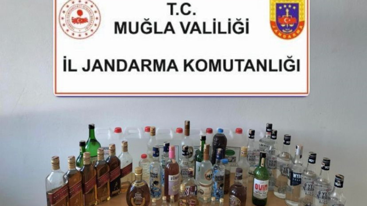 Muğla’da kaçak içki operasyonunda 3 kişi yakalandı