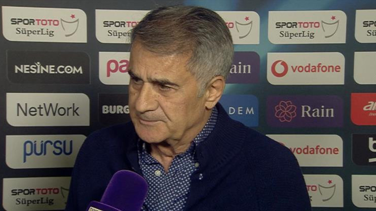 Şenol Güneş'ten itiraf: Bu konuda geciktik sanki